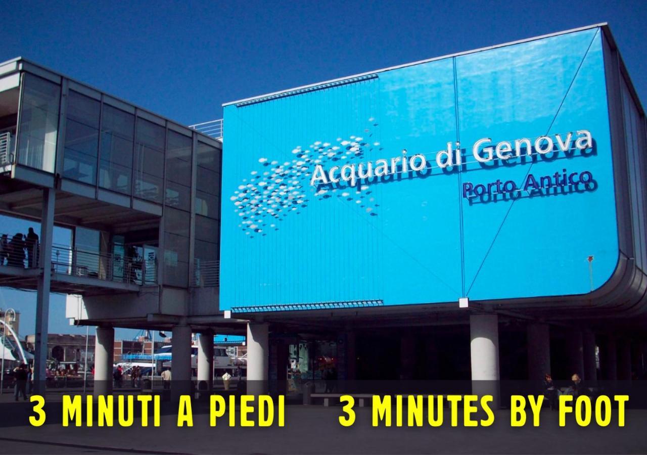 Elegante Loft In Centro Storico Acquario Appartamento Genova Esterno foto